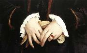 HOLBEIN, Hans the Younger Christina of Denmark Spain oil painting artist
